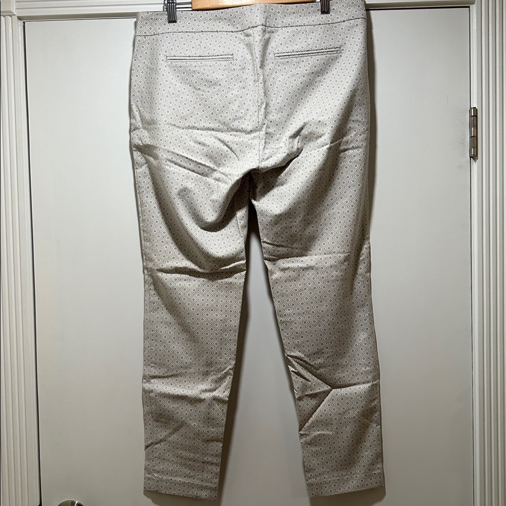 Crosby Ivory Dotted Straight Leg Pants - Picture 4 of 4